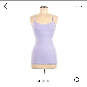 Lululemon Power Y Tank Top Size 8 thin Strapped Racerback Tank Top EUC